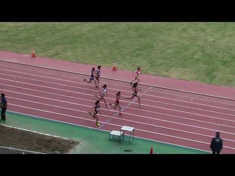 2018 第1回県記録会 高校一般女子100m2組
