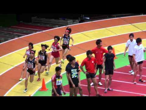 2016年 大阪室内陸上 ジュニア女子1500m 決勝7組