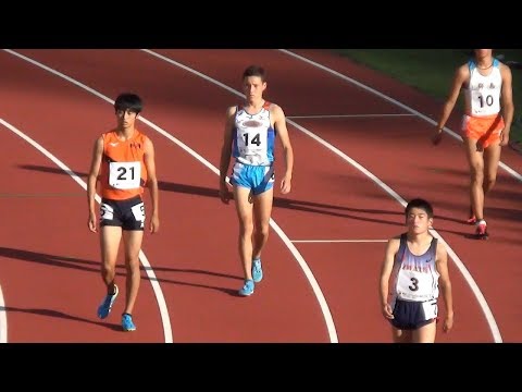 決勝 少年男子800m 福井国体陸上2018
