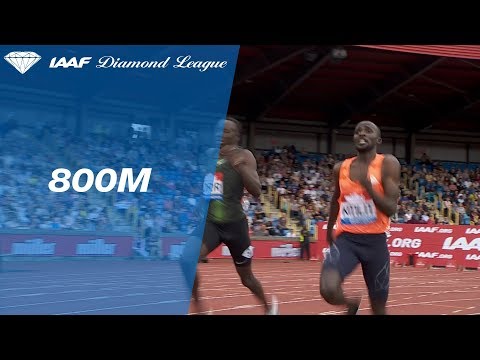 Emmanuel Korir 1.42.79 Wins Men&#039;s 800m - IAAF Diamond League Birmingham 2018