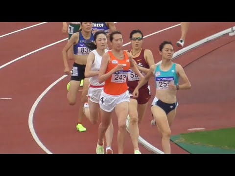 女子1500m予選 全日本インカレ陸上2022