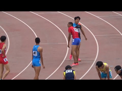 予選・決勝 少年A 男子300m 鹿児島国体陸上2023