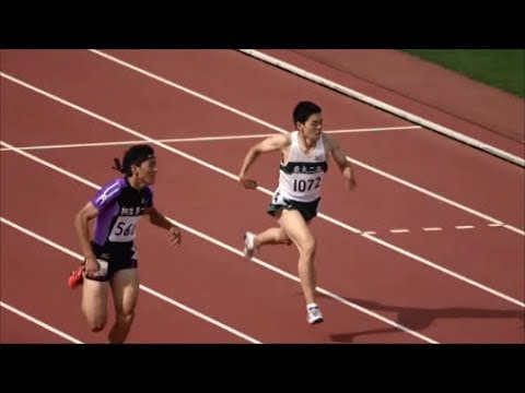 群馬県高校総体陸上2018 男子400m決勝