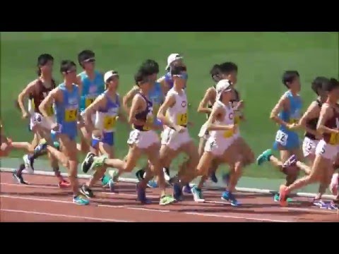 【頑張れ中大】関東ｲﾝｶﾚ男子1部ﾊｰﾌ 谷・渥美・相馬　2016.5.22