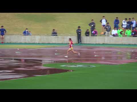 20180318170220県記録会一高男5000ｍ2組下園 秀明(2) 鹿児島南高