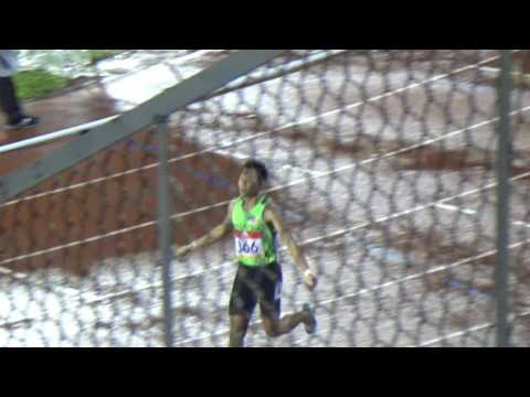 100m men final - Asian Junior 2016