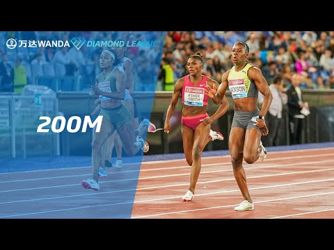 Shericka Jackson grabs shock meeting record in Rome 200m - Wanda Diamond League 2022