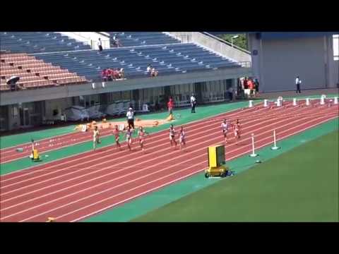 愛媛県高校陸上新人大会2017中予地区予選、女子100m準決勝2組3着＋2