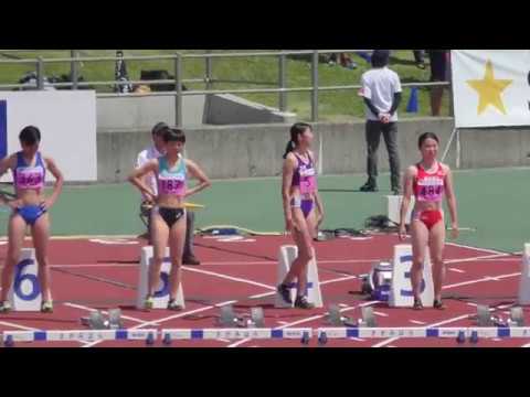 2019 関東インカレ陸上 女子 100mH 準決勝1組