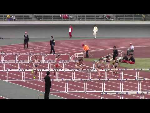 2015 東海学生秋季陸上 女子100mH 予選3