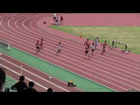 2018 茨城県高校個人選手権 男子100m予選3組