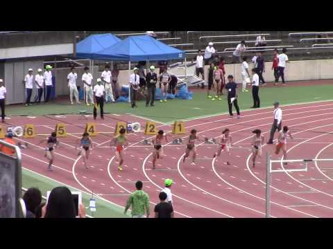2015日本学生個人陸上 女子100m 準決勝3