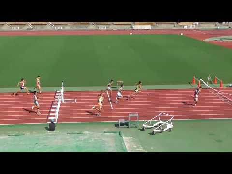 2017京都高校ユース陸上　1年男子110mH決勝