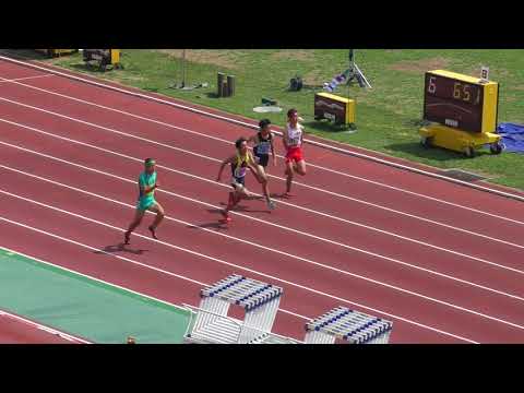H30　千葉県国体最終　少年B男子100m　予選3組