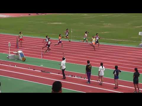 2018京都高校陸上　市内ブロック予選　男子200m8組
