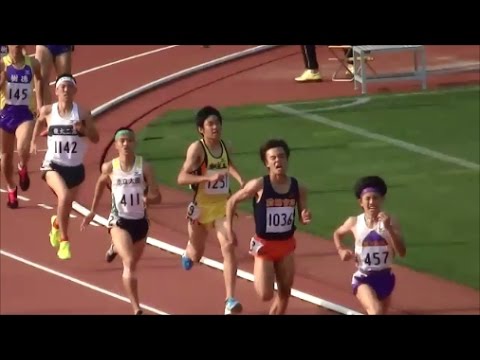 群馬県高校総体陸上2017 男子1500m決勝