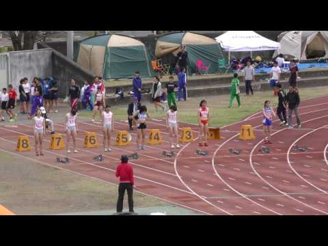 20170416春季記録会(桐生会場）女子100m1組