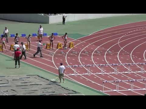 H30　関東選手権　女子100mH　予選5組
