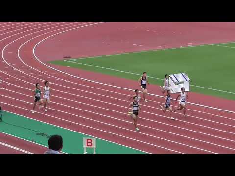 第77回愛知陸上競技選手権大会　男子200m　準決勝第2組　2017/7/15