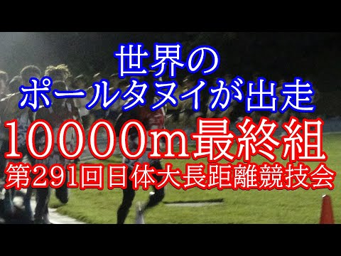 10000m最終組　6組　第291回日体大競技会　#ポールタヌイ