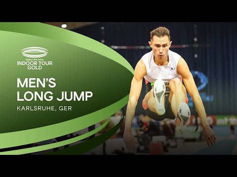 Montler leaps 8.02m in Karlsruhe | World Indoor Tour Gold Karlsruhe 2022