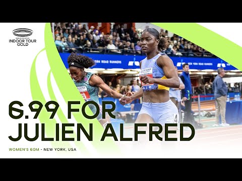 Alfred dips under 7 seconds in New York 🚀 | World Indoor Tour 2024