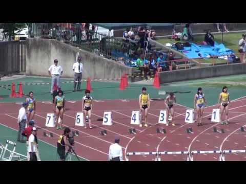 2015 水戸招待陸上 女子100mH 予選