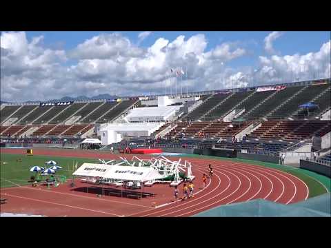 愛媛県高校新人大会2017・女子3000m決勝、1着：中村優希（八幡浜高）9分38秒47