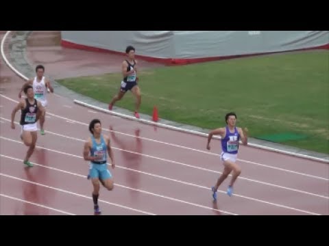 日本陸上混成競技2017 U20男子十種400m1組