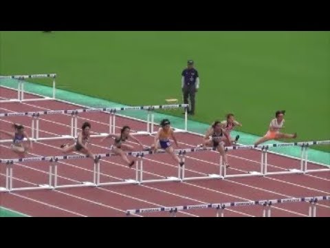 関東陸上競技選手権2017 女子100mH準決勝2組
