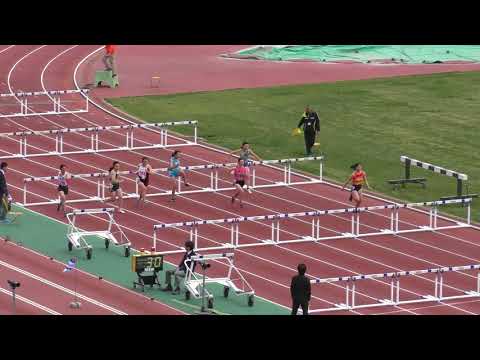 H30　千葉県記録会　女子100mH　8組