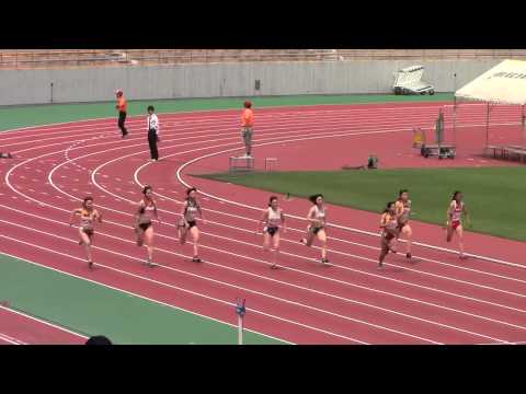 2015 東海学生陸上 女子100m 決勝