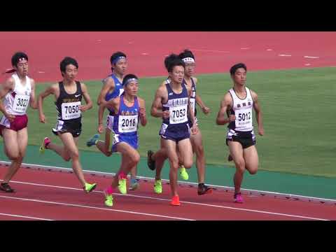 2017 東北高校新人陸上 男子 800m 予選2組