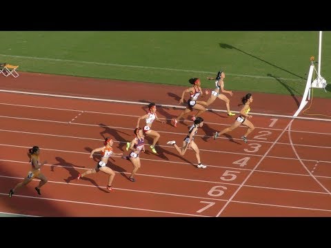 H30　関東高校新人　女子100m　決勝