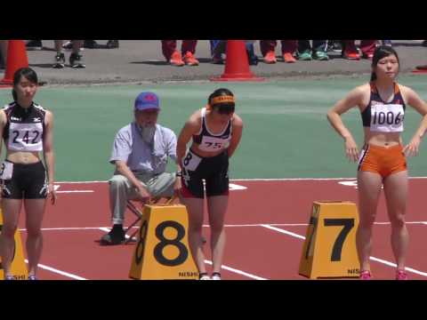 20170520群馬県高校総体陸上女子100ｍH準決勝2組