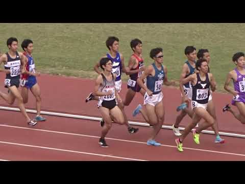 2018 関西学生陸上競技種目別選手権大会　男子1500ｍ予選1組