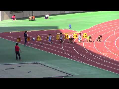 2019年　埼玉県　学校総体北部地区大会　男子100ｍ決勝