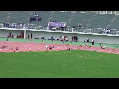 2018 茨城県高校総体陸上 女子七種競技200m 1組