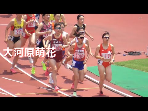 大河原萌花 予選 女子1500m 西日本インカレ陸上2024