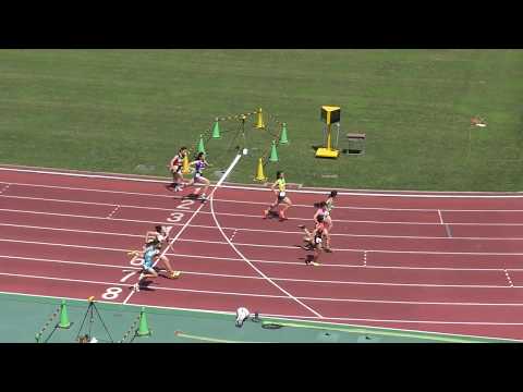 H30　千葉県中学通信陸上　1年女子100m　決勝