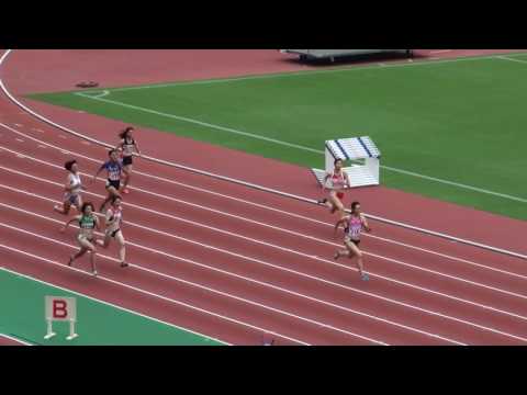 2017年 愛知県陸上選手権 女子200m 予選2組