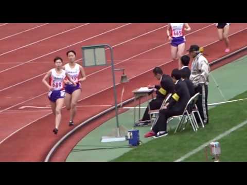 第81回京都学生陸上競技対校選手権大会　女子オープン1500ｍ2組