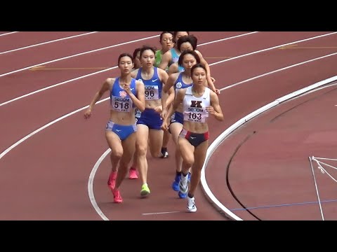 決勝 女子800m 関東インカレ陸上2024
