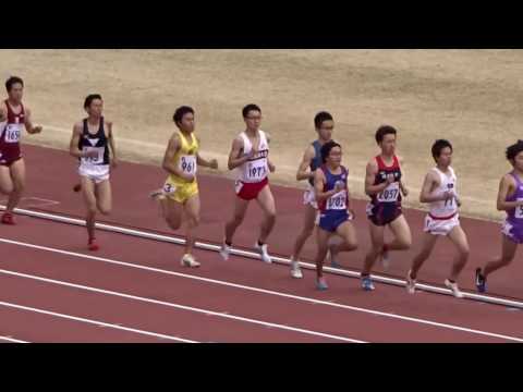 第65回大阪学生陸上競技選手権大会　男子1500ｍ予選2組