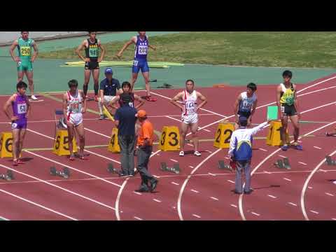 H30　千葉県記録会　男子100m　1組