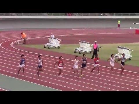2015 東海学生秋季陸上 男子100m 準決勝3