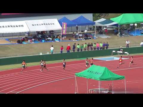 2017ギャレックス杯　1，2年男子200m決勝　福井県中学地区対抗陸上競技大会