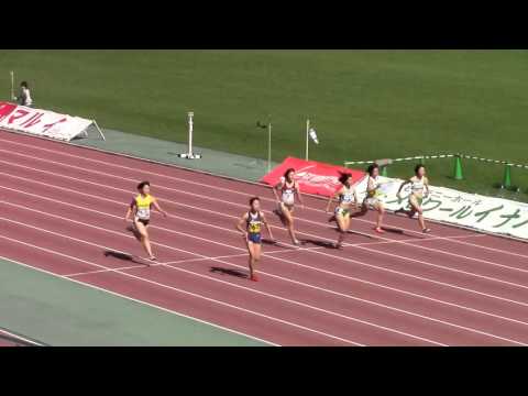 2015 布勢スプリント 女子100m 第1レース 5組