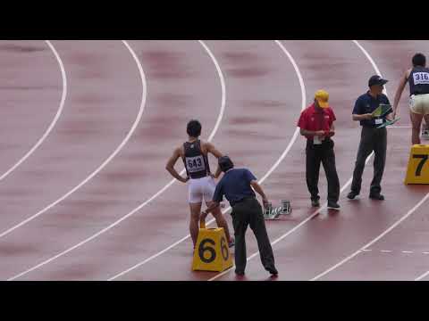 2018 東北陸上競技選手権 男子 400mH 予選1組