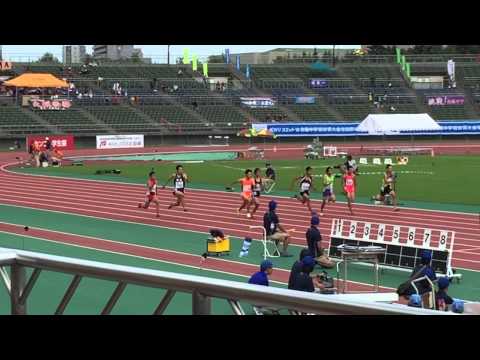 2015　北海道全中　陸上競技　男子100m　準決勝3組